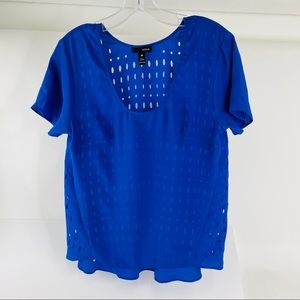 AQUA royal blue top Small